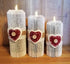 Book Fold Candle Set