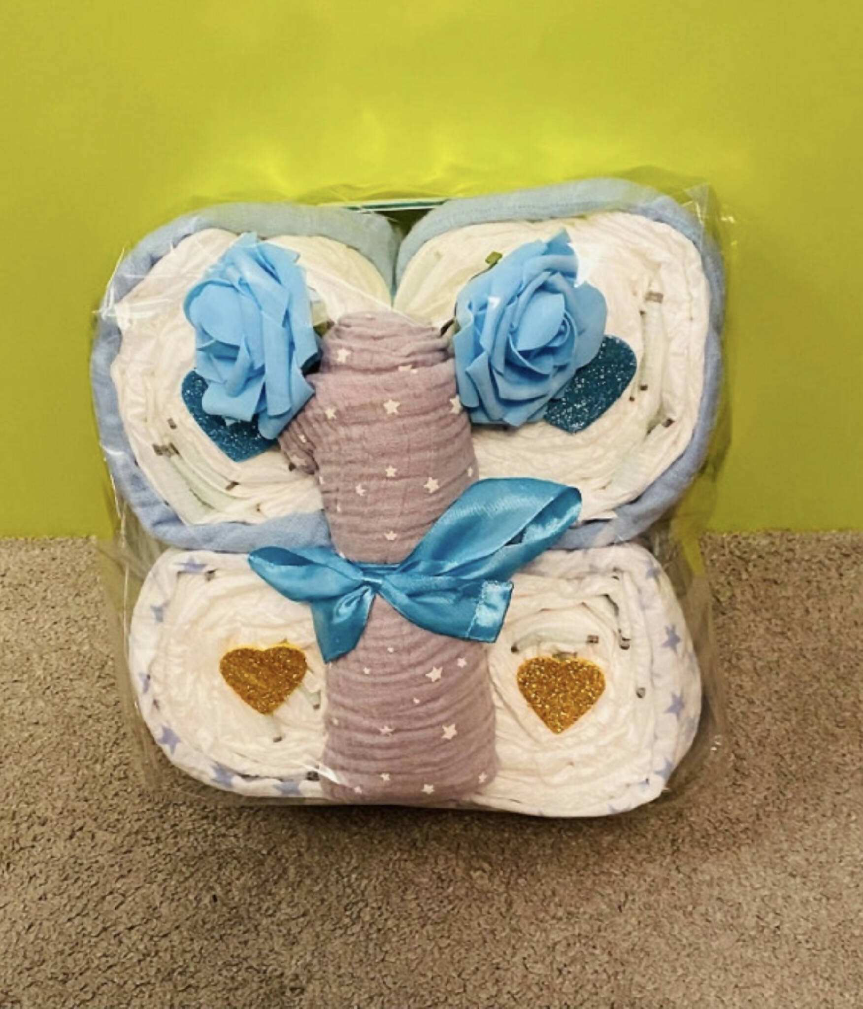 Butterfly nappy gift