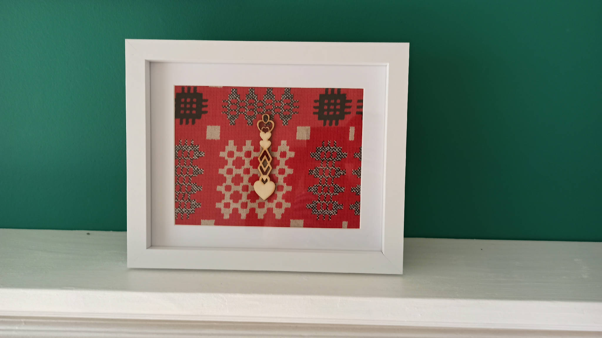 Framed Welsh tapestry prints 9" x 11"