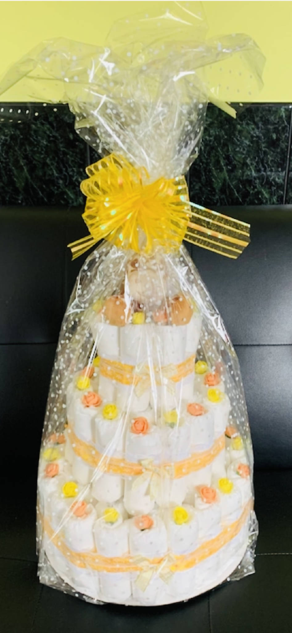 Baby gift nappy cake