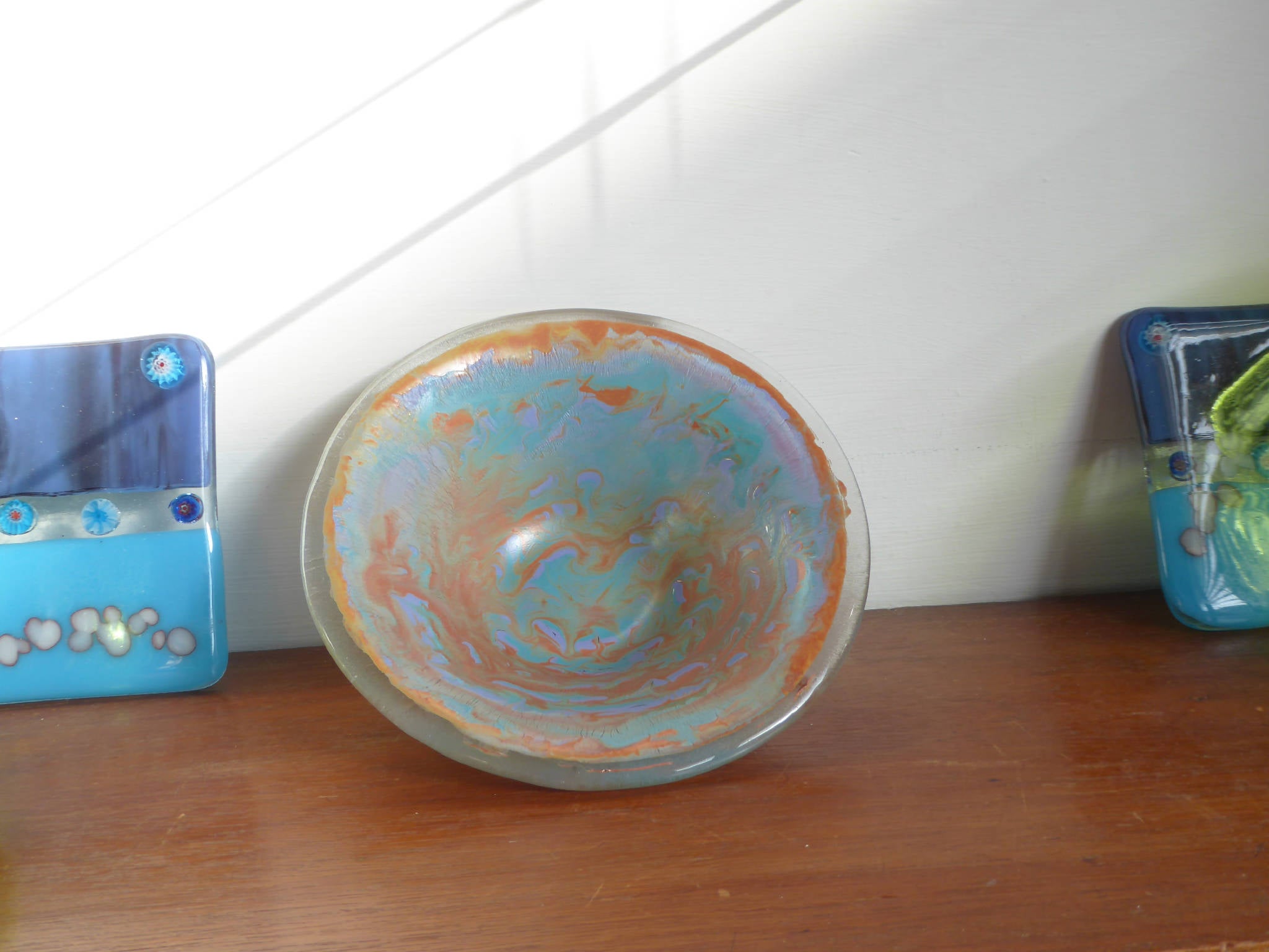 Fused Glass Bowl - Swirl Design