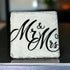 Mr & Mrs slate coasters, drink coasters, stocking filler,