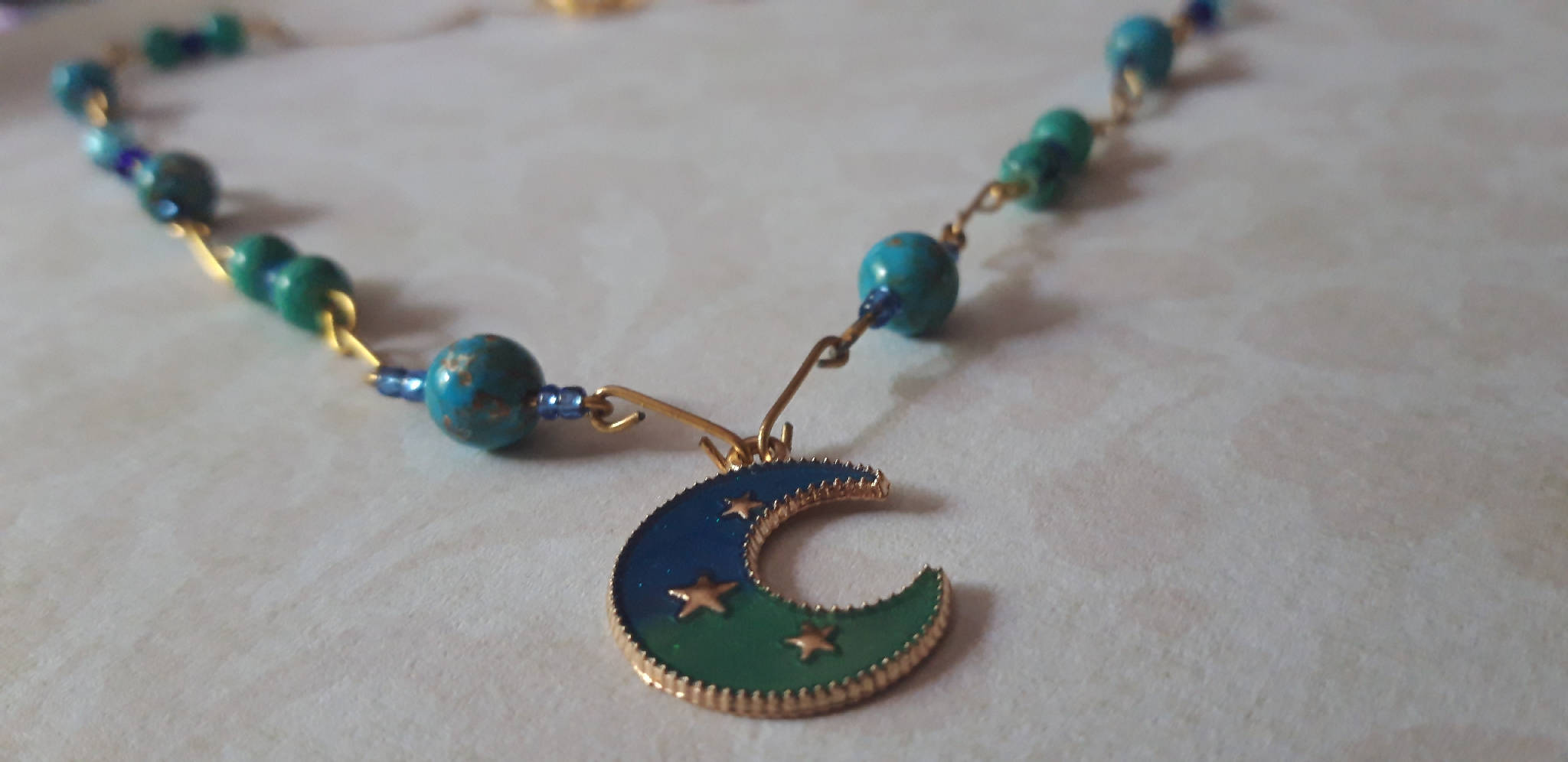 Blue Moon Necklace