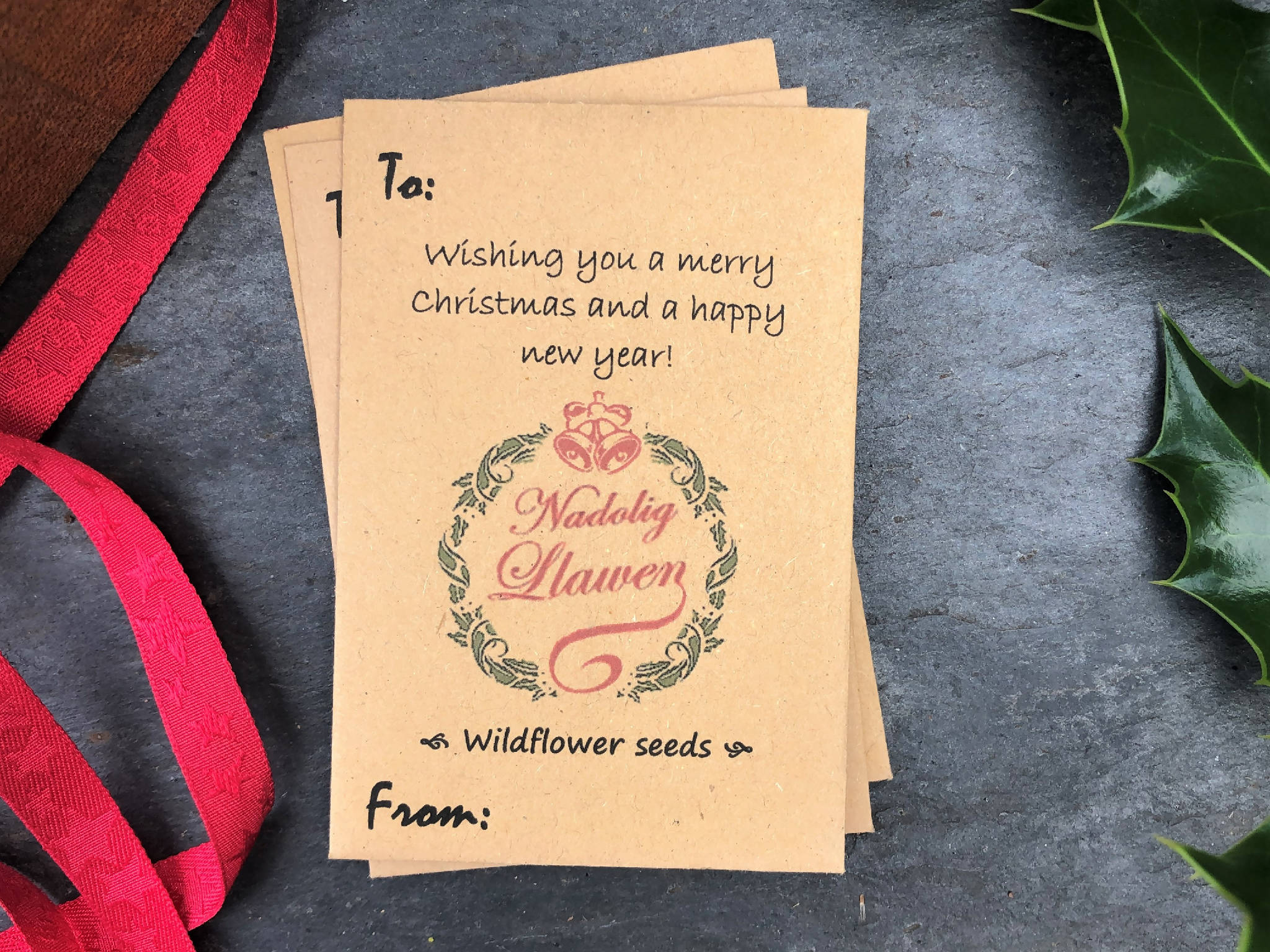 Christmas wildflower seeds - grown in Wales