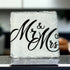 Mr & Mrs slate coasters, drink coasters, stocking filler,