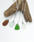 Simple Seaglass Pendant and Sterling Silver Chain