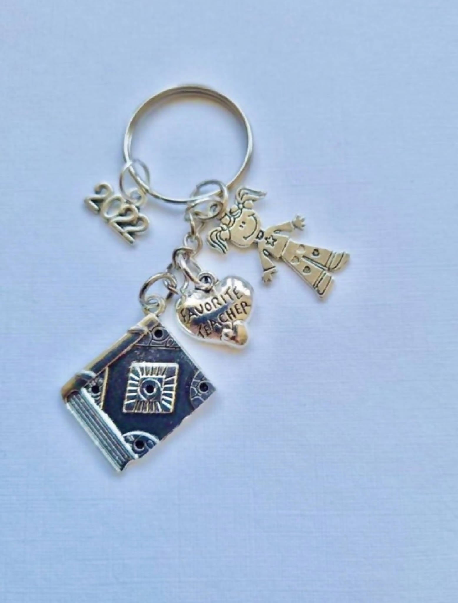 End of term keyring gift for teacher.