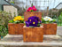 Stackable Window Box Planters - handcrafted from reclaimed wood