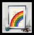 Somewhere over the rainbow, Lyrics,Print, Poster, Wall art, Welsh poster, Digital Art