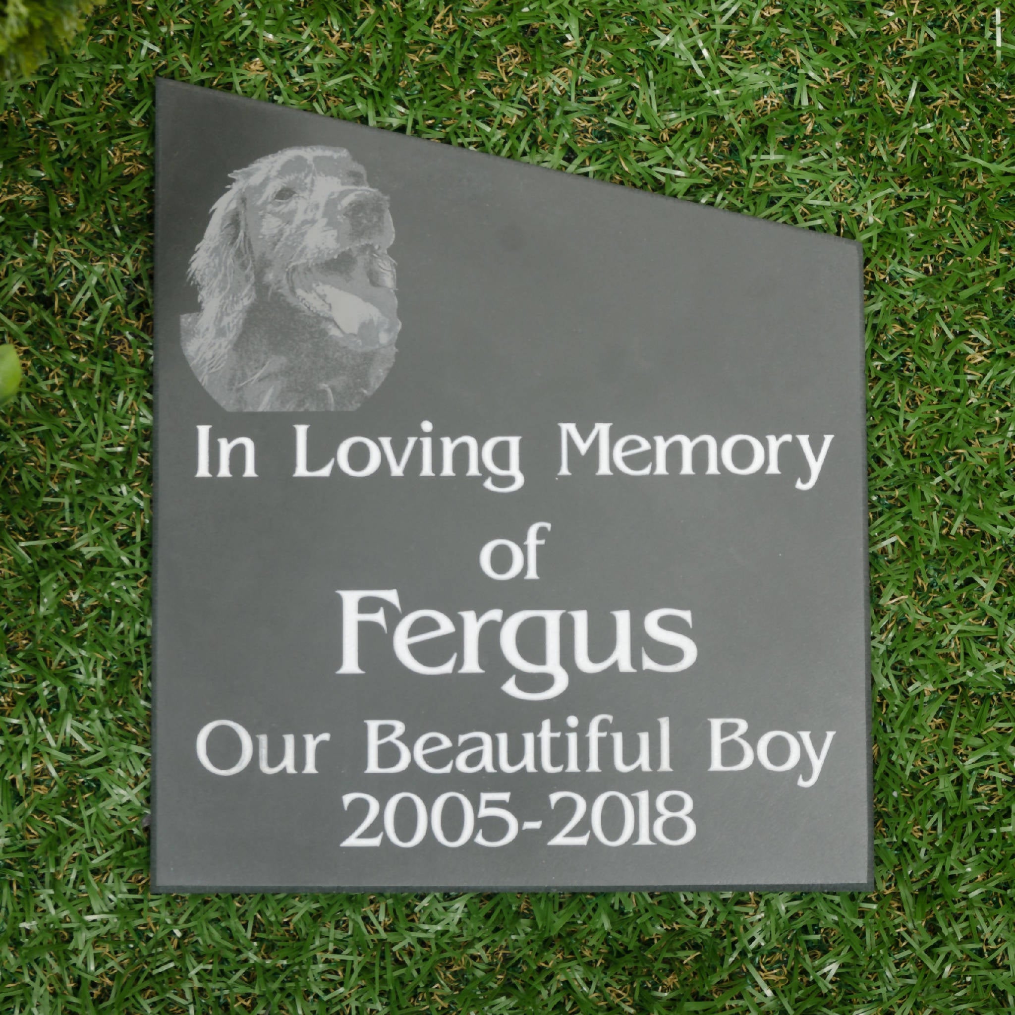 Personalised Memorial Slate Plaque