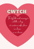 Definition of Cwtch, Welsh print, Cwtch print, Welsh Wall art, Welsh poster, Meaning of Cwtch, Digital Art