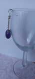 Periwinkle chain earrings