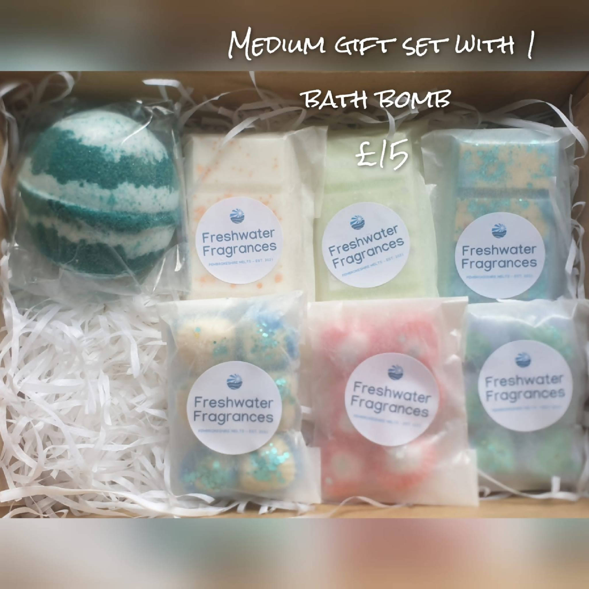 Wax Melts and Bath bomb Gift set