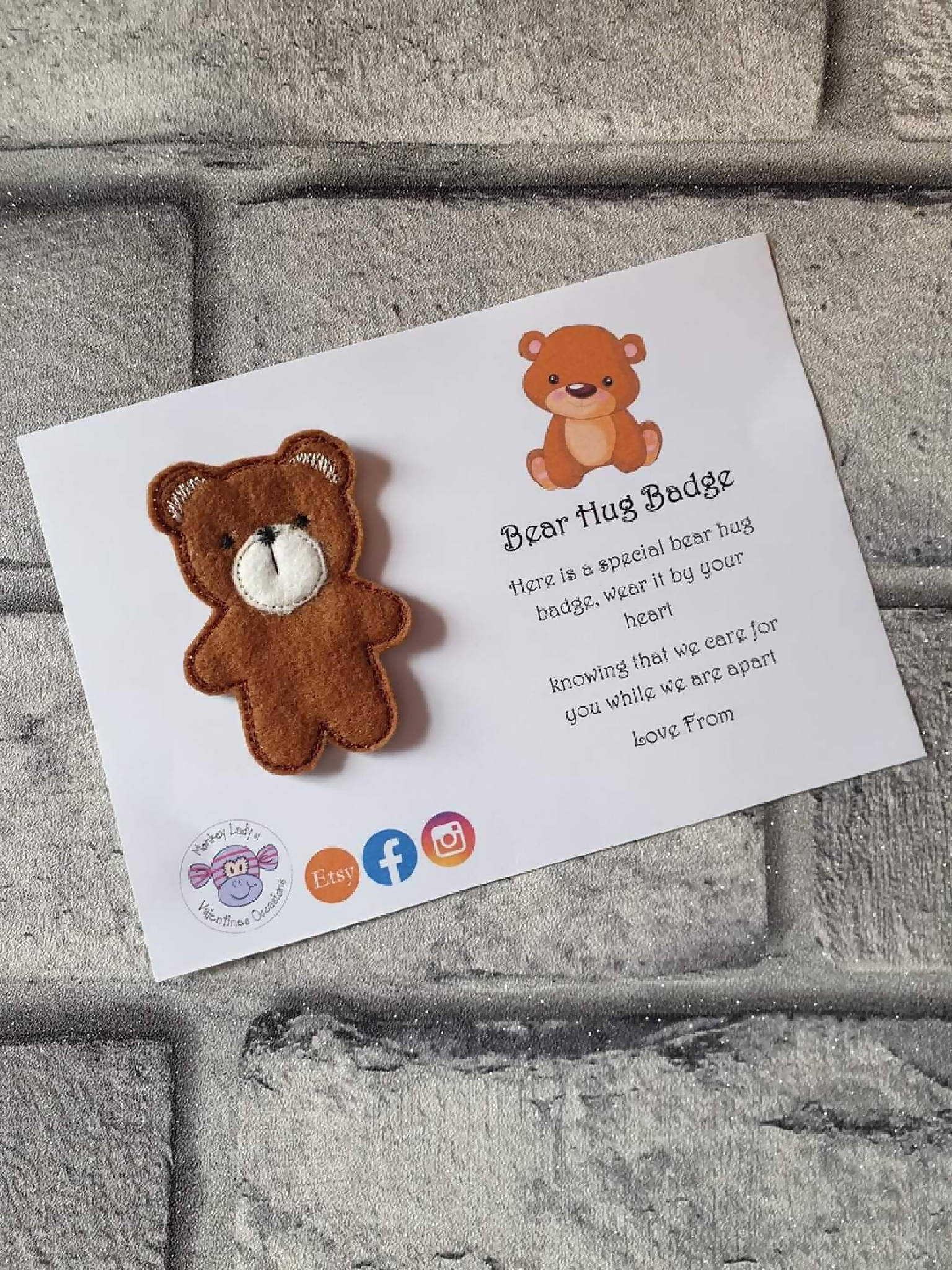 Bear Hug Badge