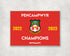 Wrexham FC Champions 2022-2023 | Aluminium Printed Metal Street Sign - Gift | Keepsake | Football Gift