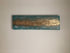 BEACH CHIC - A striking mixed media textured art canvas in weathered turquoise and metallic gold (102x30x4cm)