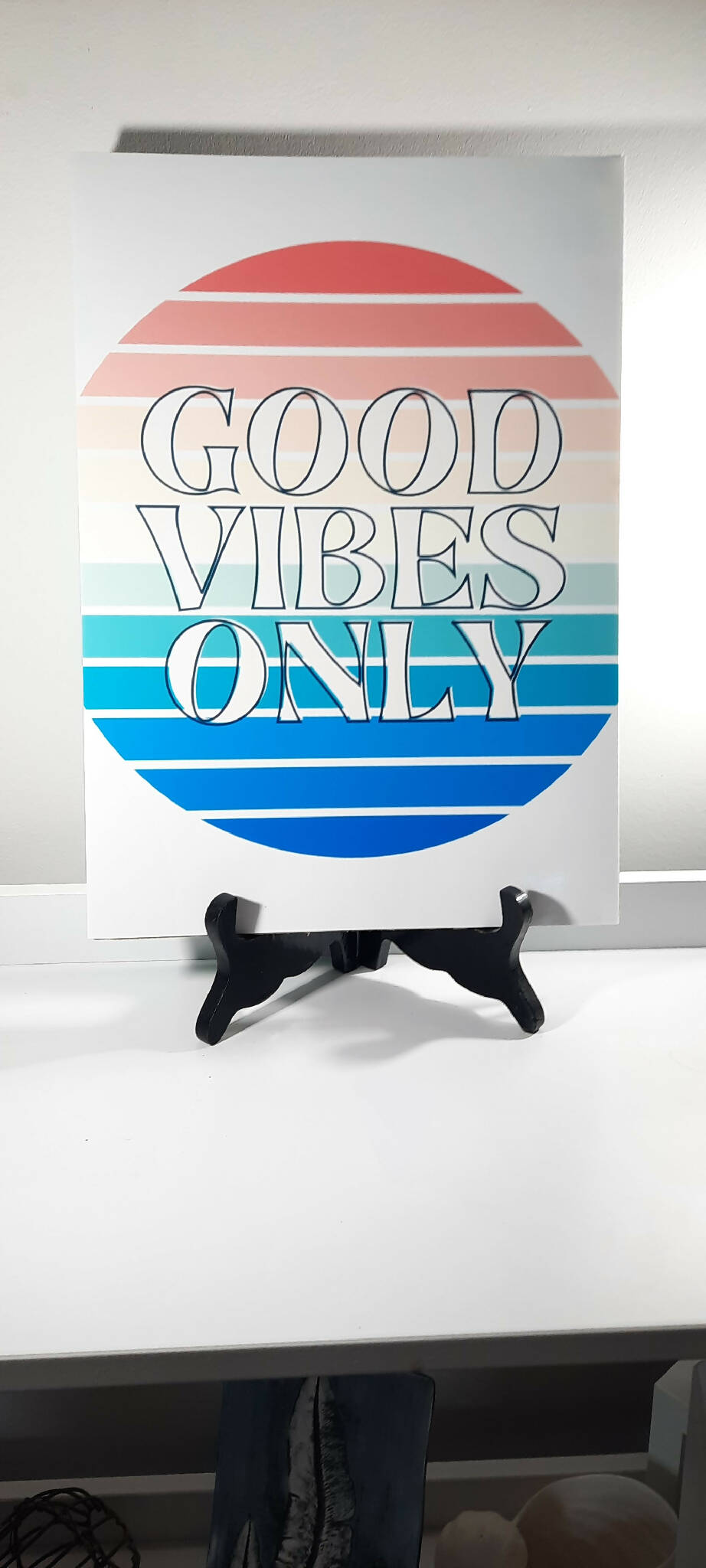 Good vibes only, Print, Poster, Wall art, Welsh poster, Digital Art