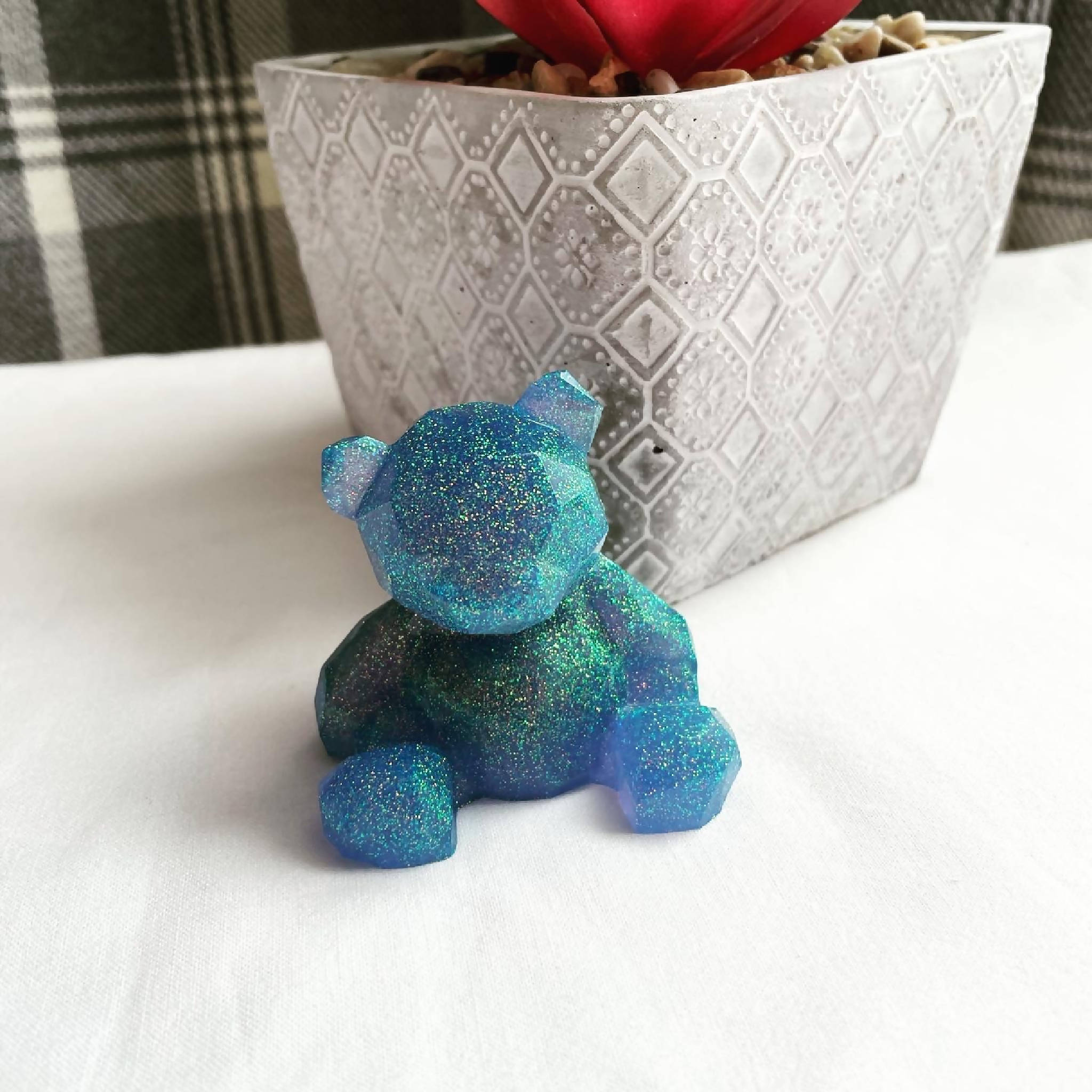 Amethyst Resin Bear