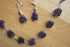 Amethyst Gem Stone Necklace & Earring set 501/1301