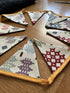 Welsh blanket tapestry bunting