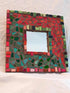 Mosaic mirror red green