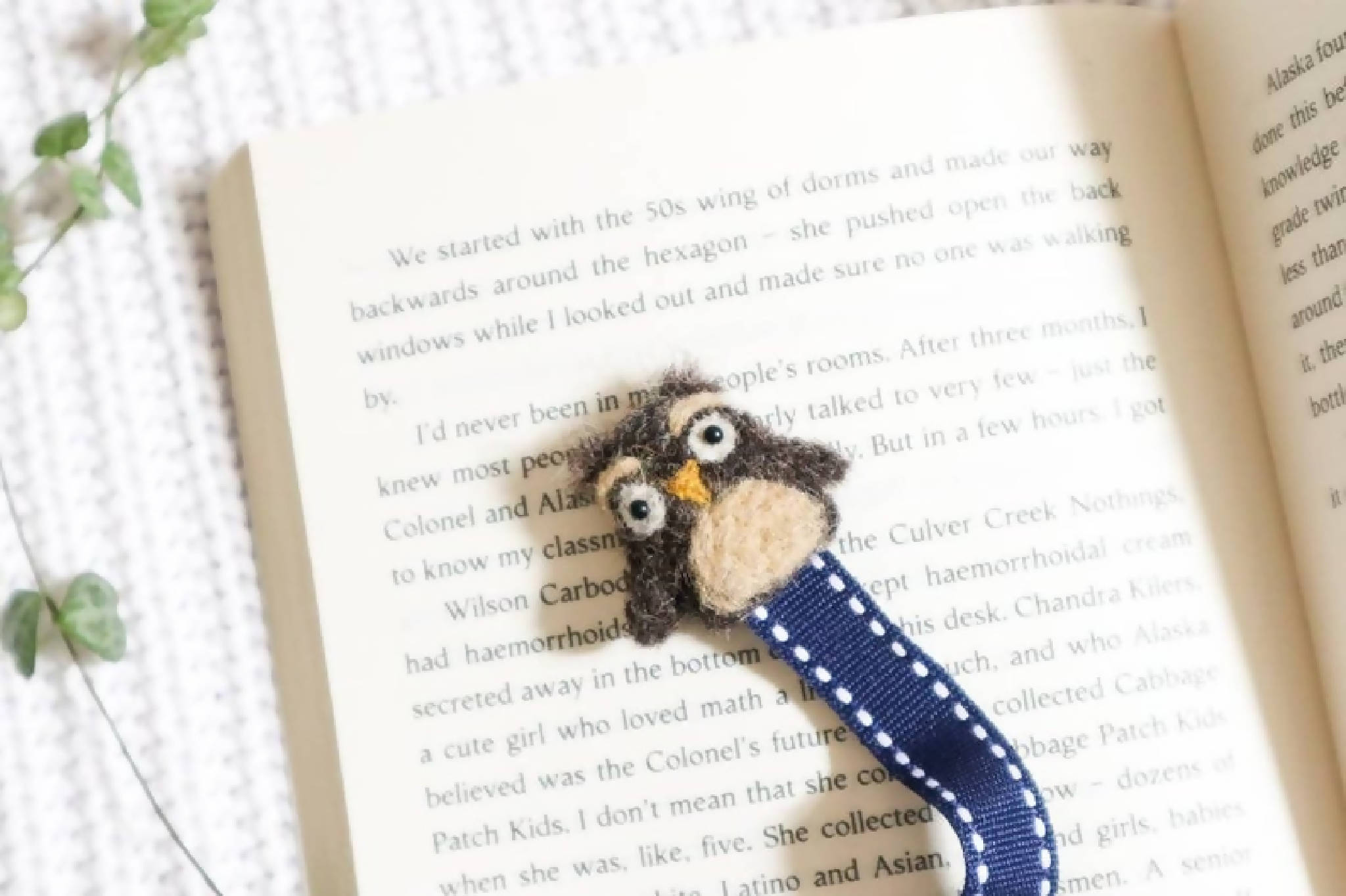 Woolly Owl Bookmark